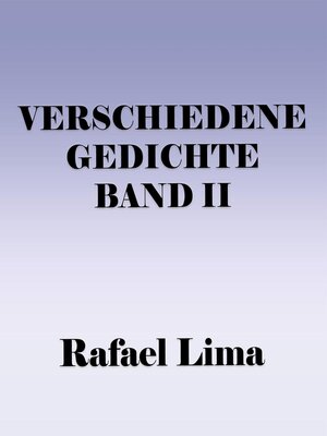 Verschiedene Gedichte Band II - ebook